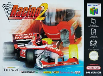 Racing Simulation 2 (Germany) box cover front